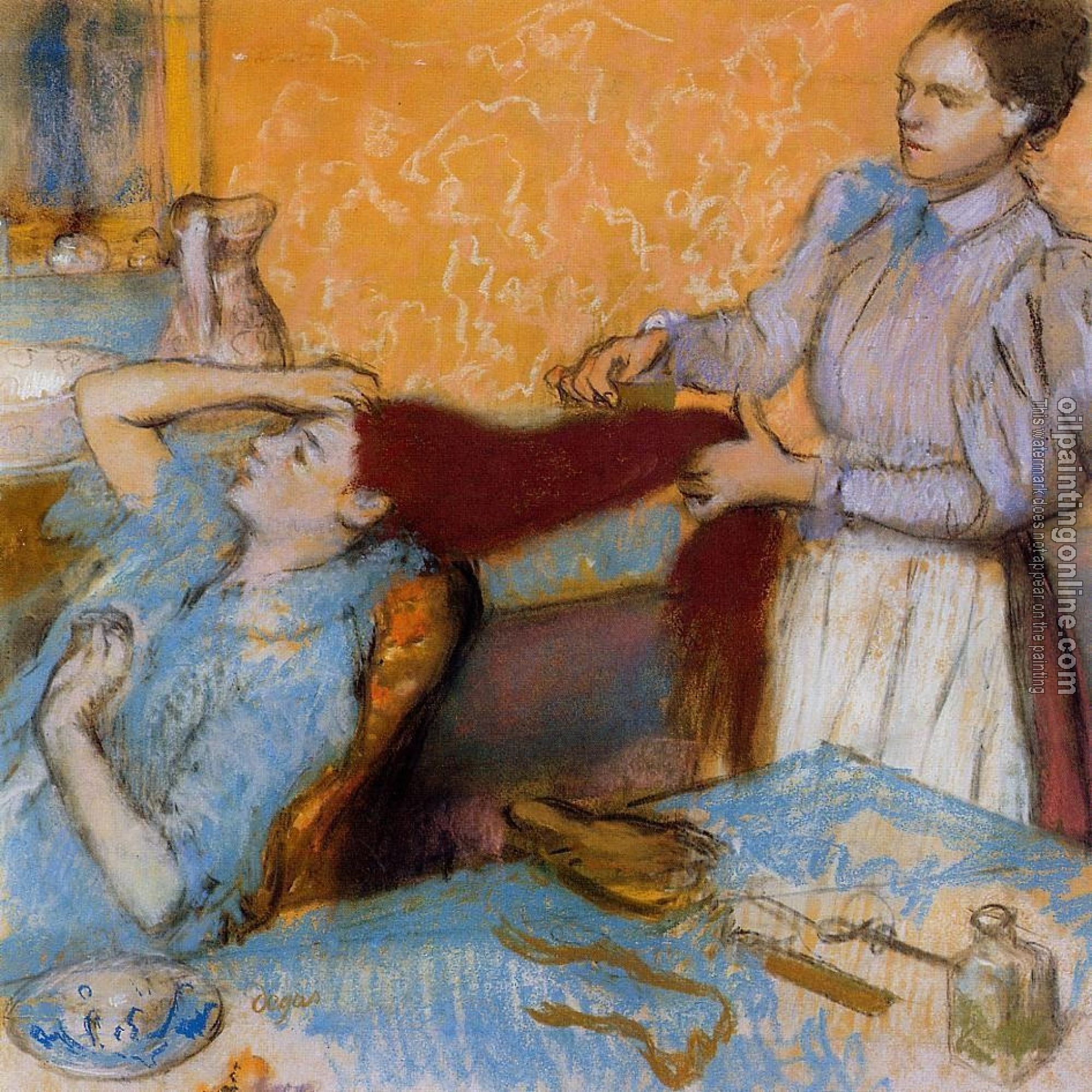 Degas, Edgar - Woman Having Her Hair Combed